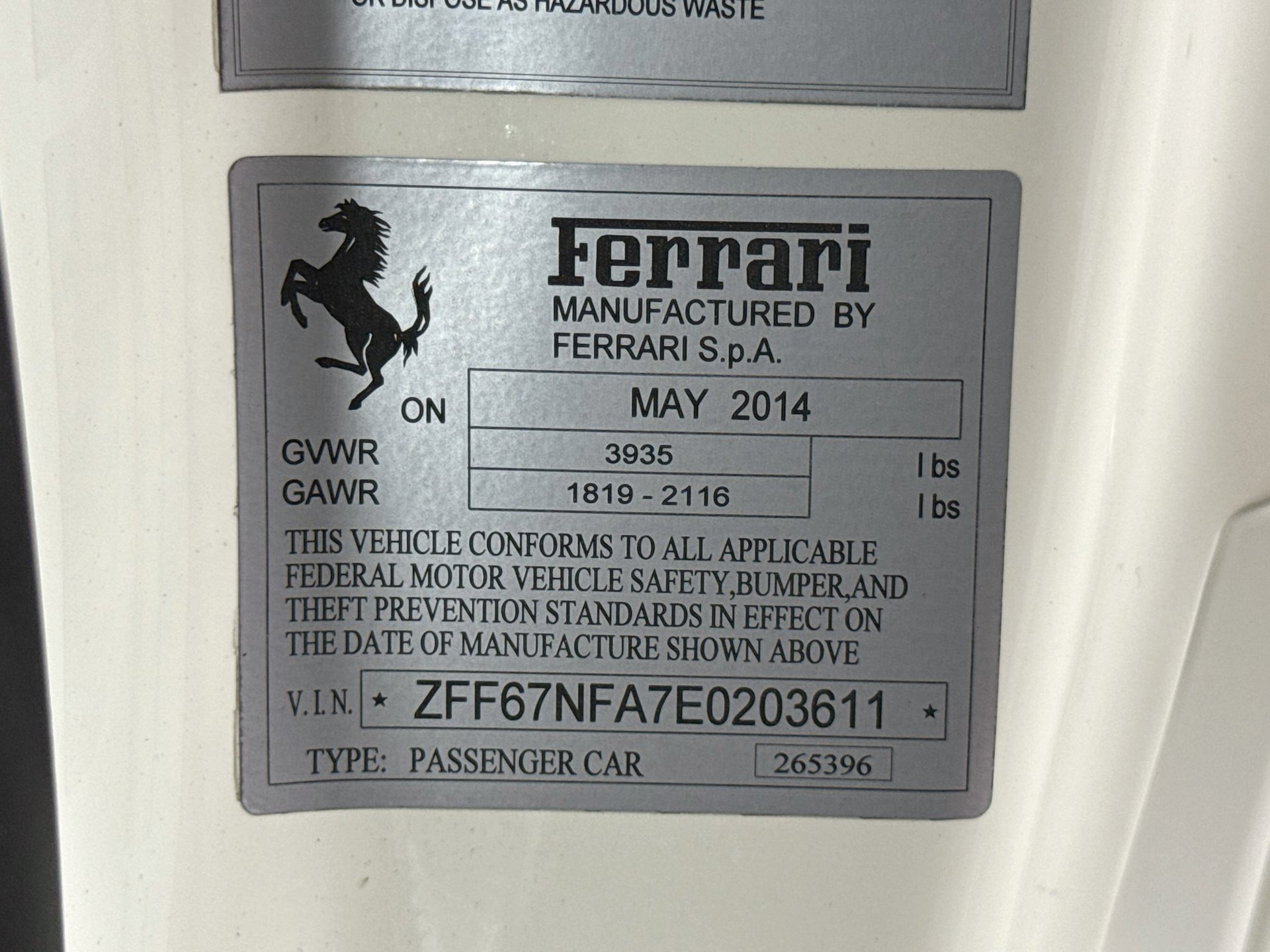 Certified 2014 Ferrari 458 Italia Coupe RWD image 27