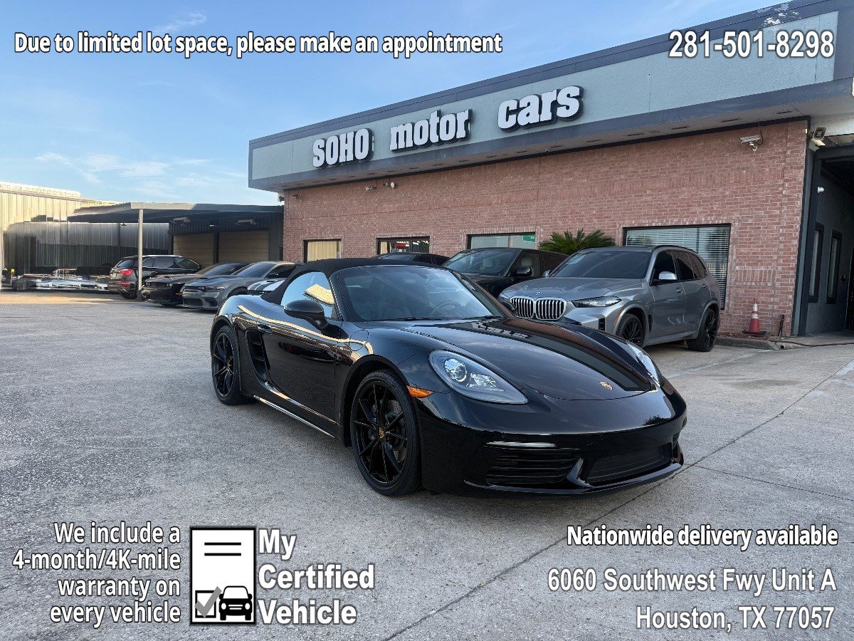 Used 2018 Porsche 718 Boxster RWD image 1