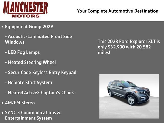 Used 2023 Ford Explorer XLT w/ Equipment Group 202A AWD/4WD video 2