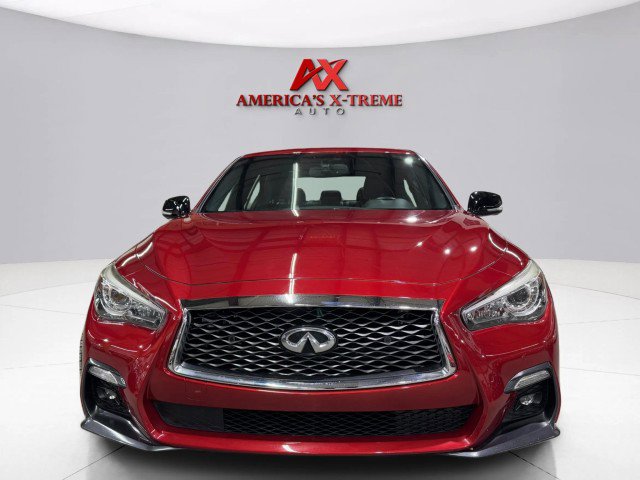 Used 2018 INFINITI Q50 Red Sport 400 w/ Proactive Package image 3