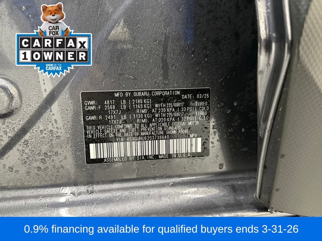 Certified 2025 Subaru Crosstrek 2.5i Wilderness image 26