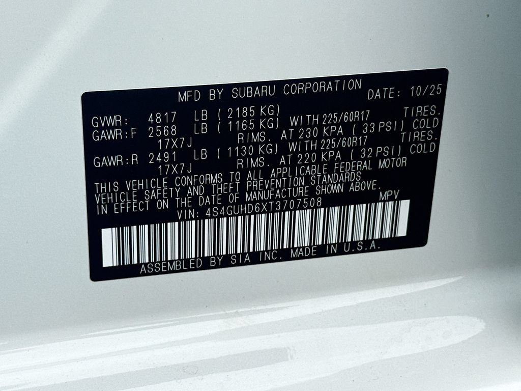 Certified 2026 Subaru Crosstrek 2.5i Premium AWD/4WD image 29