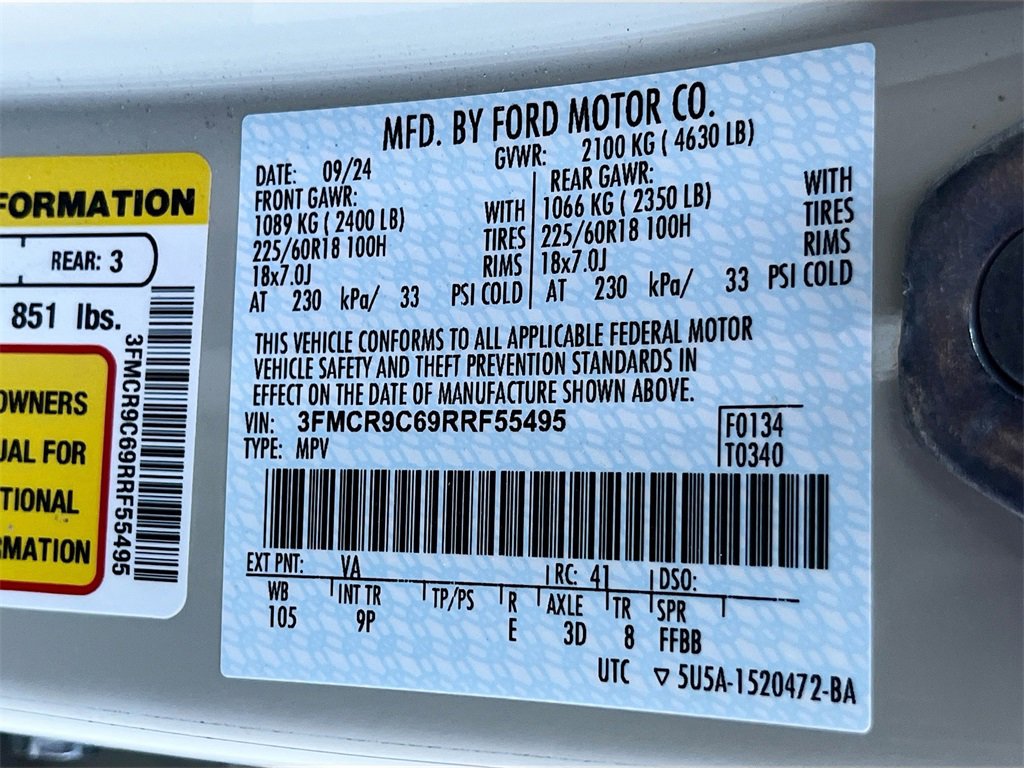 Used 2024 Ford Bronco Sport Outer Banks image 33