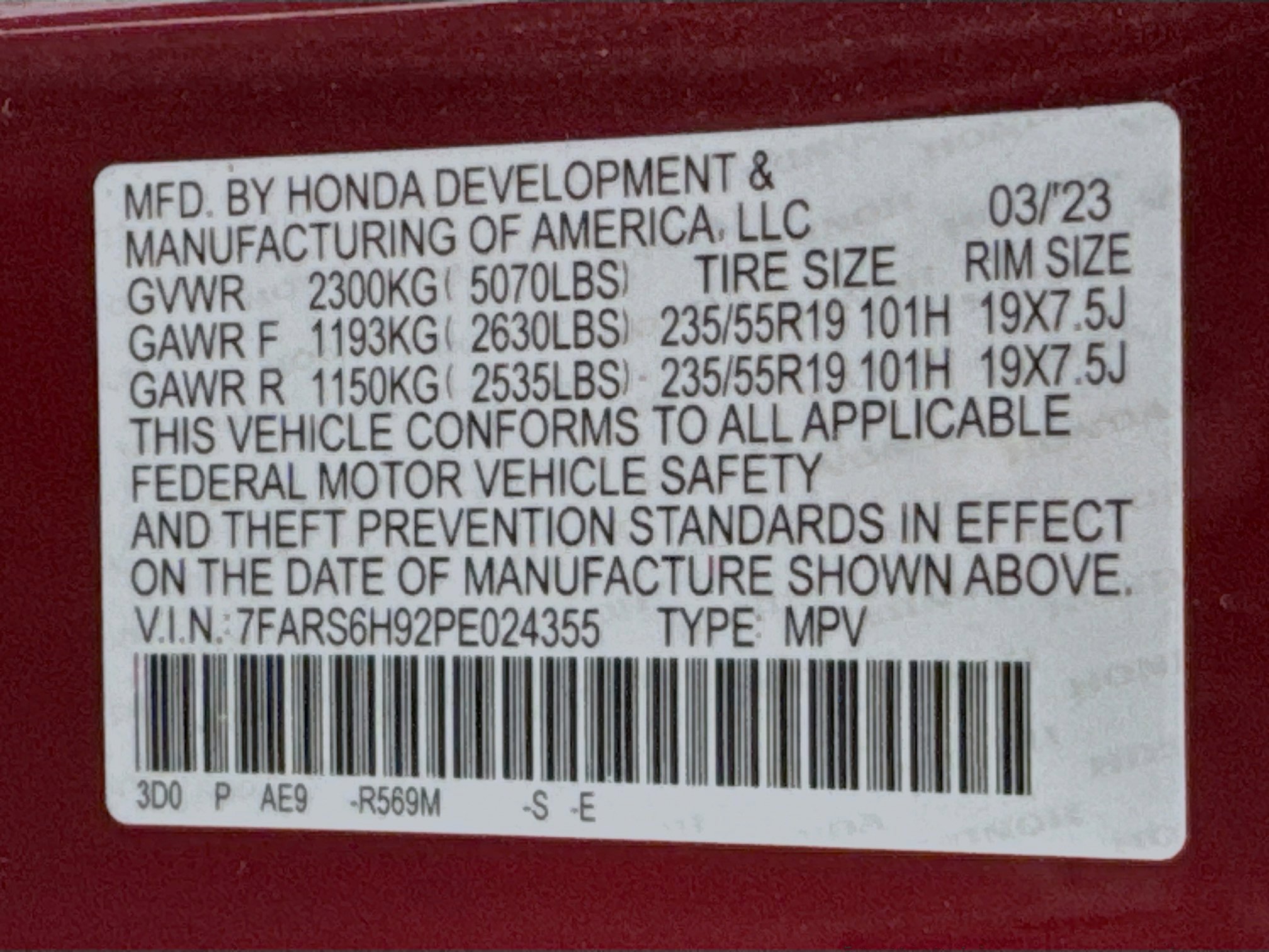 Certified 2023 Honda CR-V Sport Touring image 33