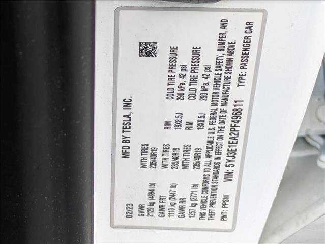 Used 2023 Tesla Model 3 Standard Range image 15