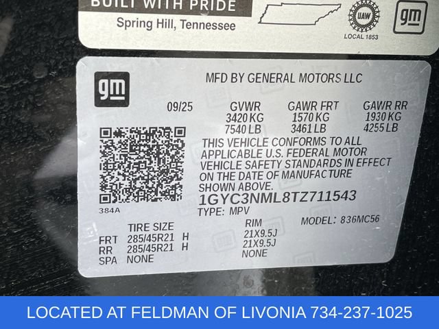 Certified 2026 Cadillac Vistiq Sport w/ LPO, Floor Liner Package AWD/4WD image 34