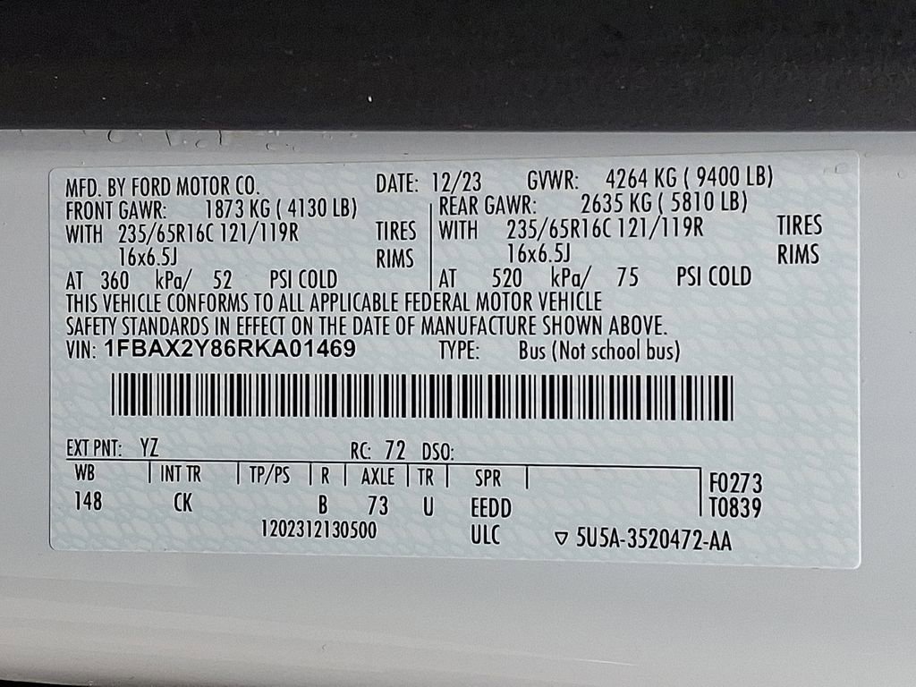 Used 2024 Ford Transit 350 XLT image 28