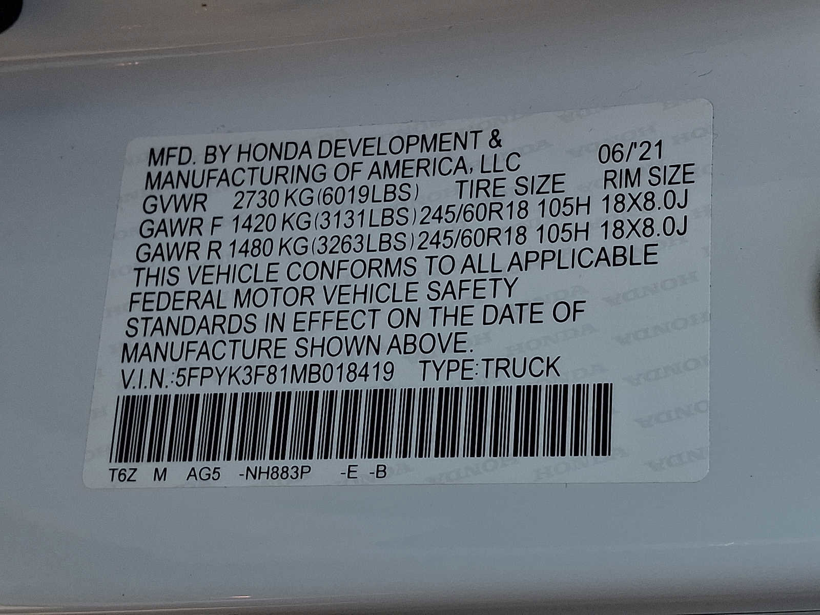 Used 2021 Honda Ridgeline Black Edition image 27