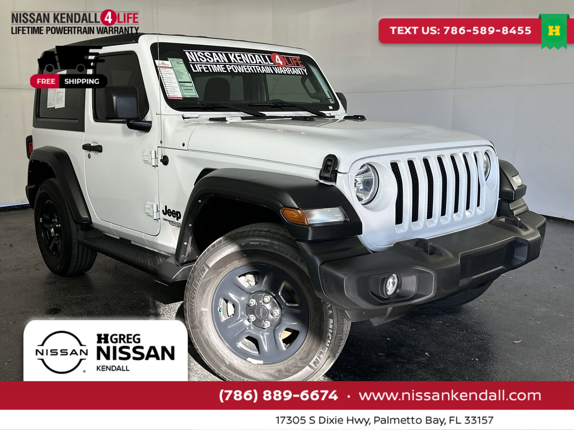 Used 2021 Jeep Wrangler Sport image 1