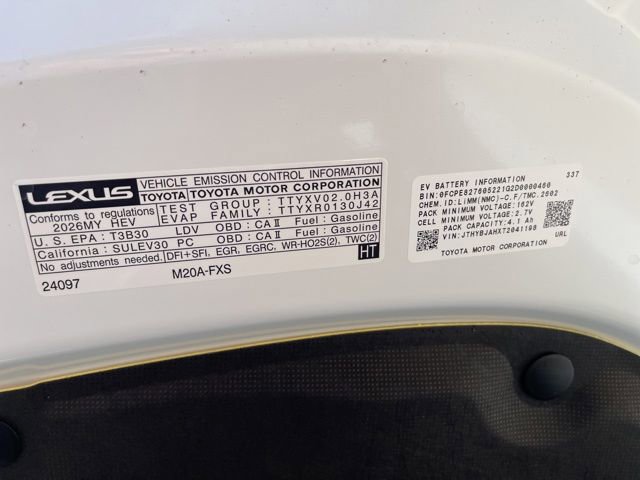 Certified 2026 Lexus UX 300h FWD w/ Accessory Package (Z2) image 45