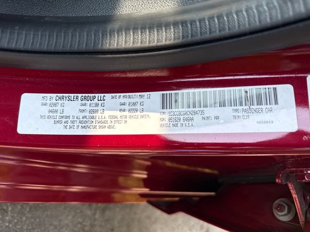 Used 2012 Chrysler 200 Limited w/ Sun/Sound Group FWD image 16