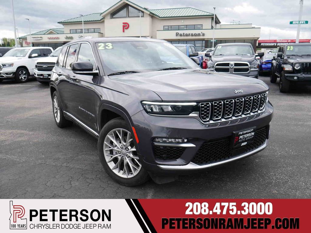 Used 2023 Jeep Grand Cherokee Summit w/ Adv Protech Group IV AWD/4WD image 1