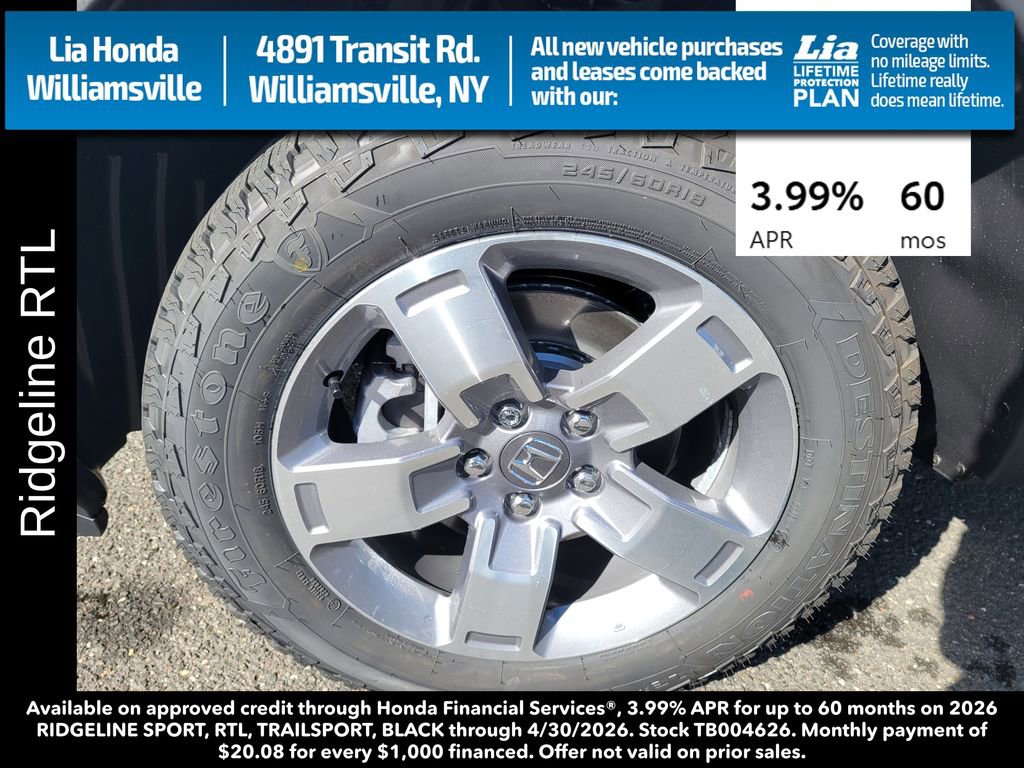New 2026 Honda Ridgeline RTL image 11