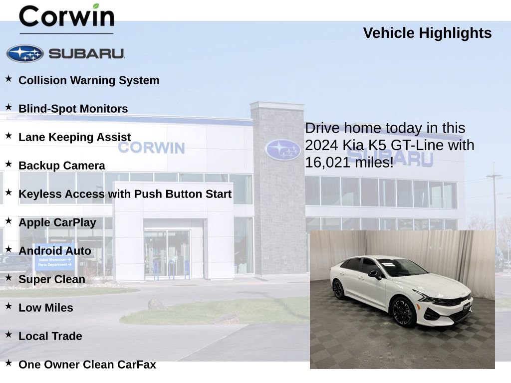 Used 2024 Kia K5 GT-Line w/ GT-Line Premium Package image 6