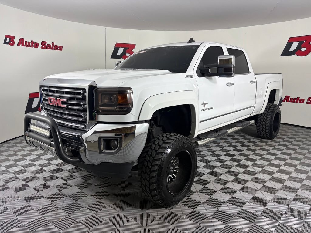 Used 2015 GMC Sierra 2500 SLT w/ Duramax Plus Package AWD/4WD image 2