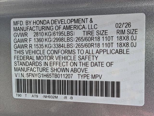 New 2026 Honda Pilot TrailSport image 18