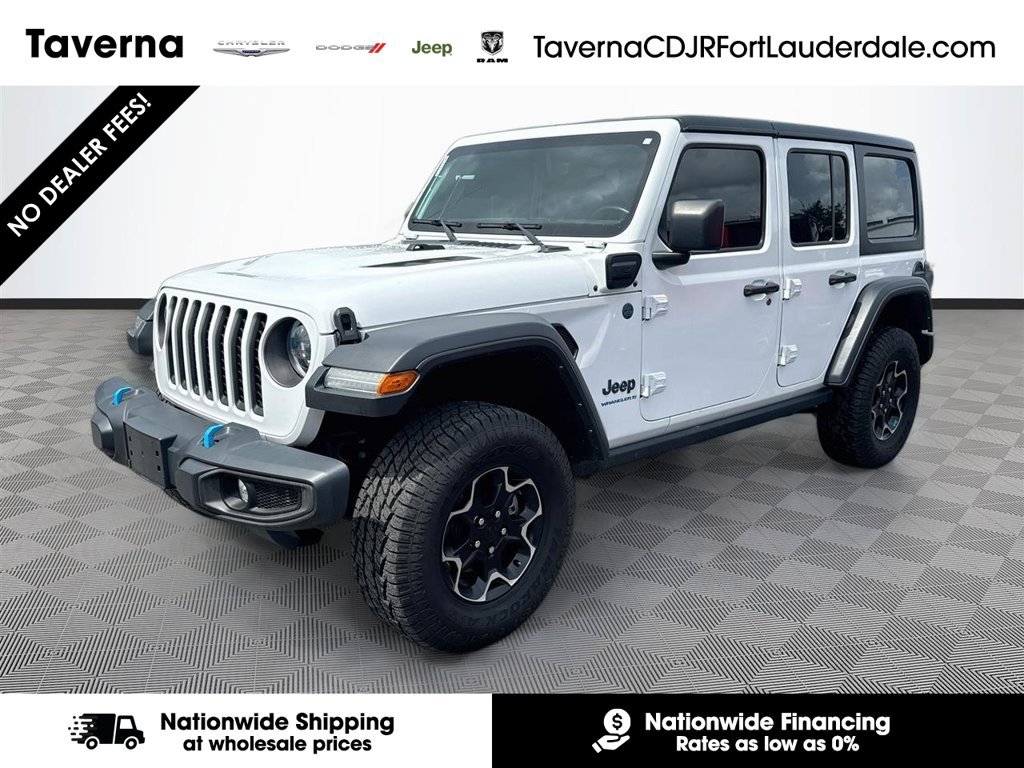 Certified 2023 Jeep Wrangler Unlimited Rubicon 4xe w/ Cold Weather Group