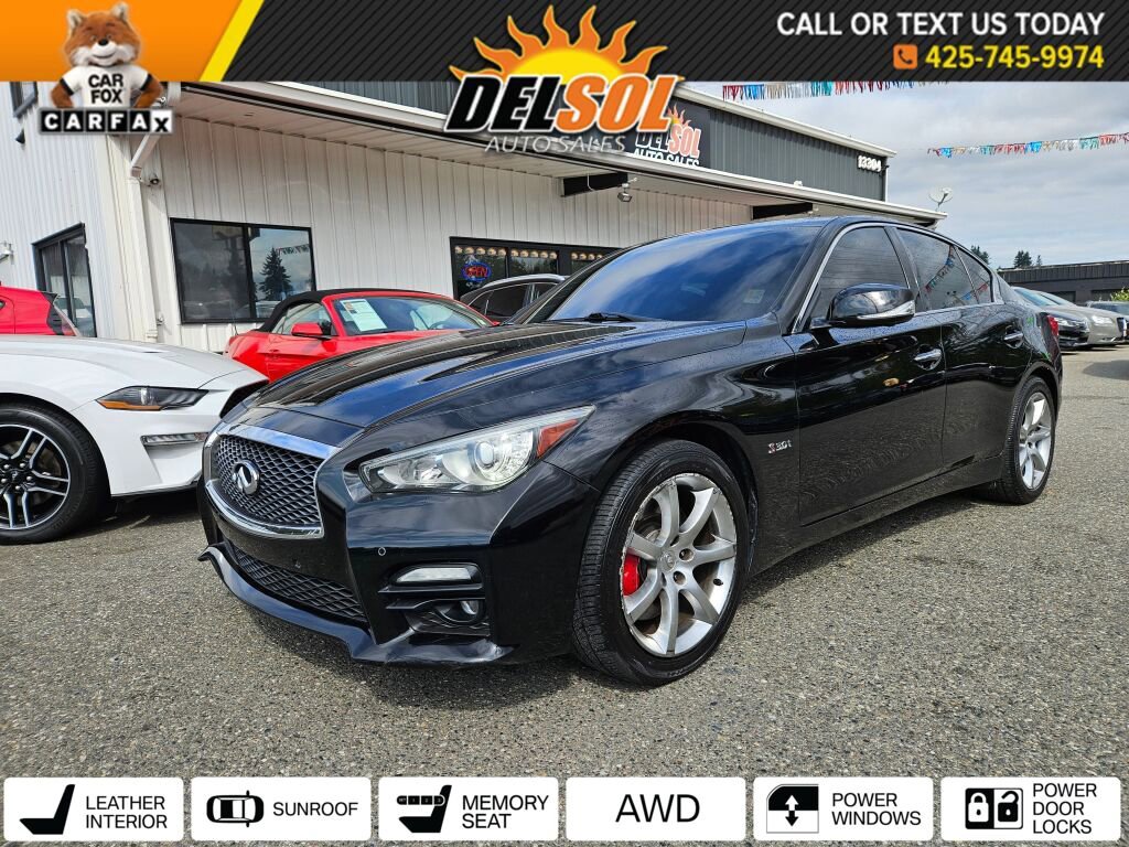 Used 2017 INFINITI Q50 Red Sport 400