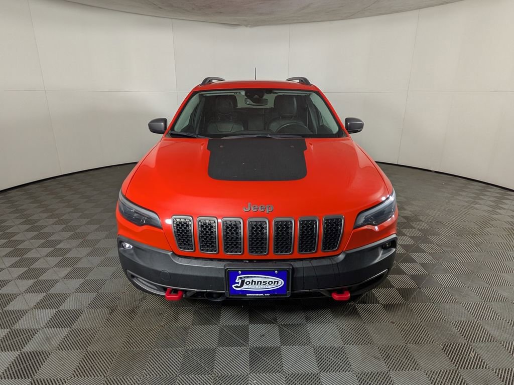 Certified 2021 Jeep Cherokee Trailhawk w/ Premium Leather Package AWD/4WD image 2