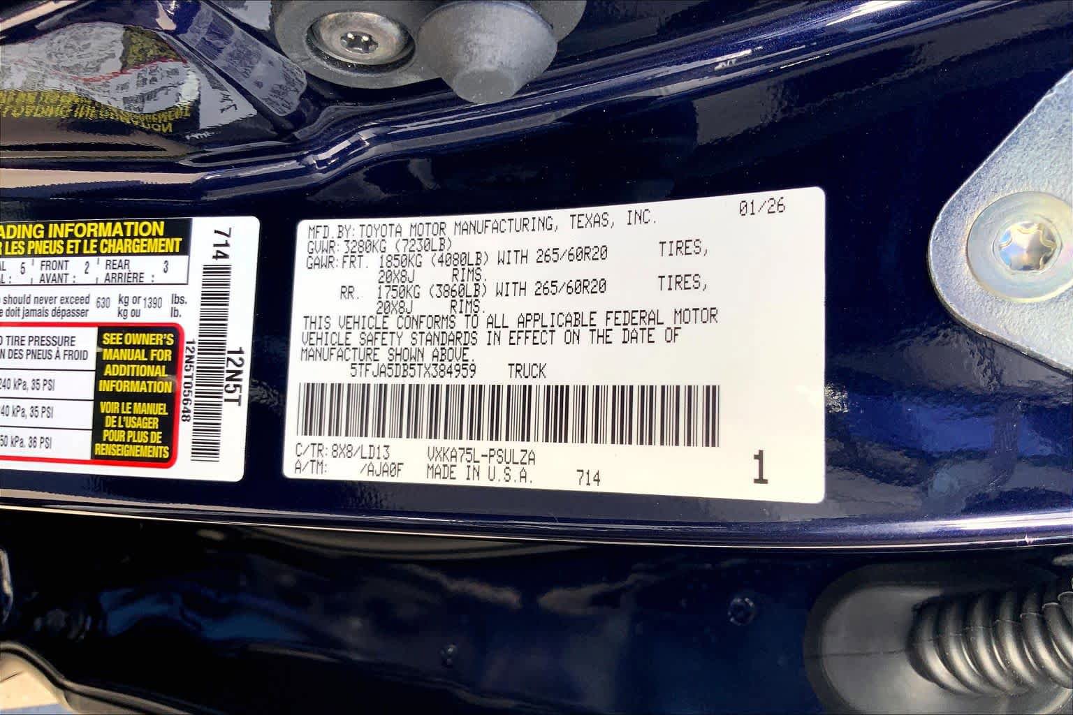New 2026 Toyota Tundra Limited AWD/4WD image 22