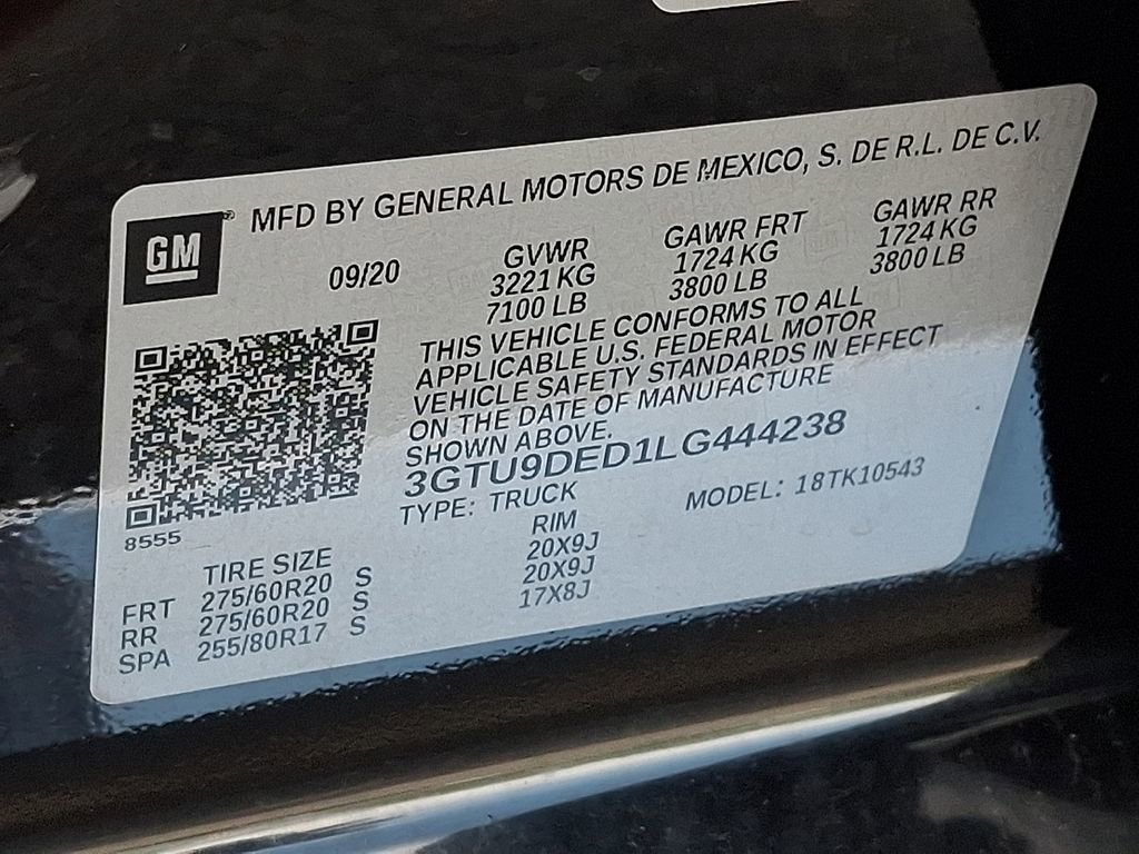 Certified 2020 GMC Sierra 1500 SLT w/ SLT Premium Package image 26