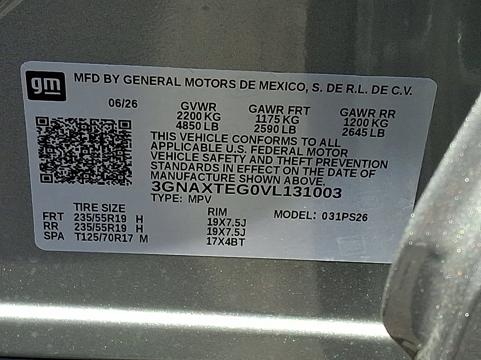 New 2027 Chevrolet Equinox RS w/ Convenience Package III AWD/4WD image 10