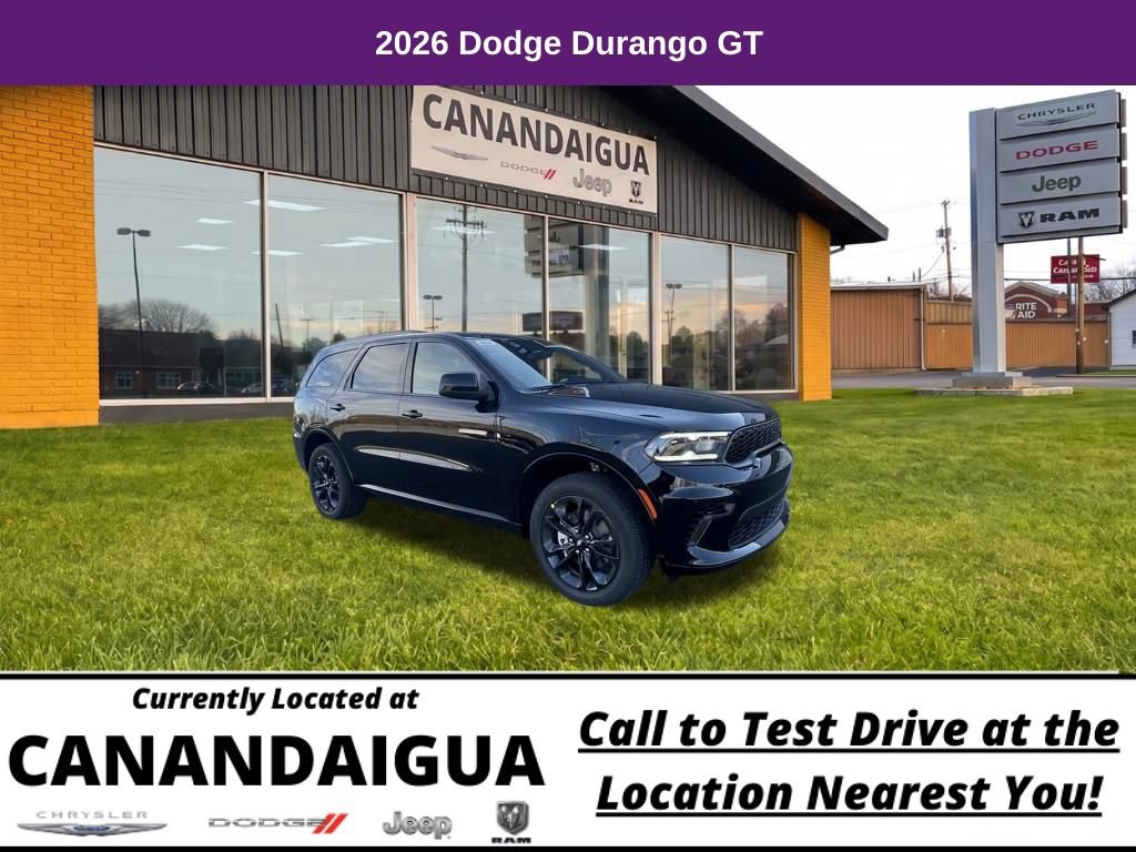 New 2026 Dodge Durango GT w/ Blacktop Package