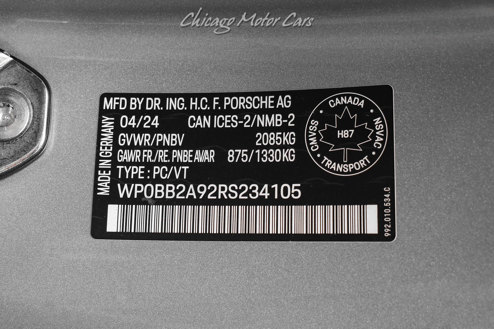 Used 2024 Porsche 911 Targa 4S image 61