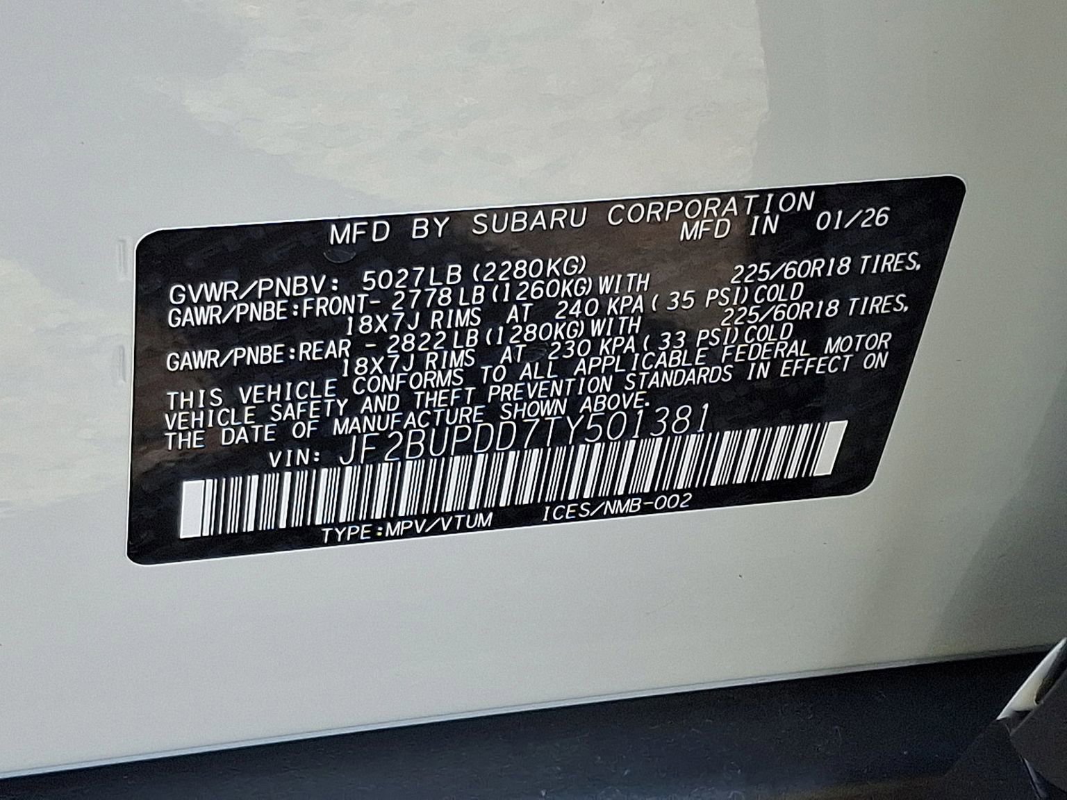 New 2026 Subaru Outback Limited image 12