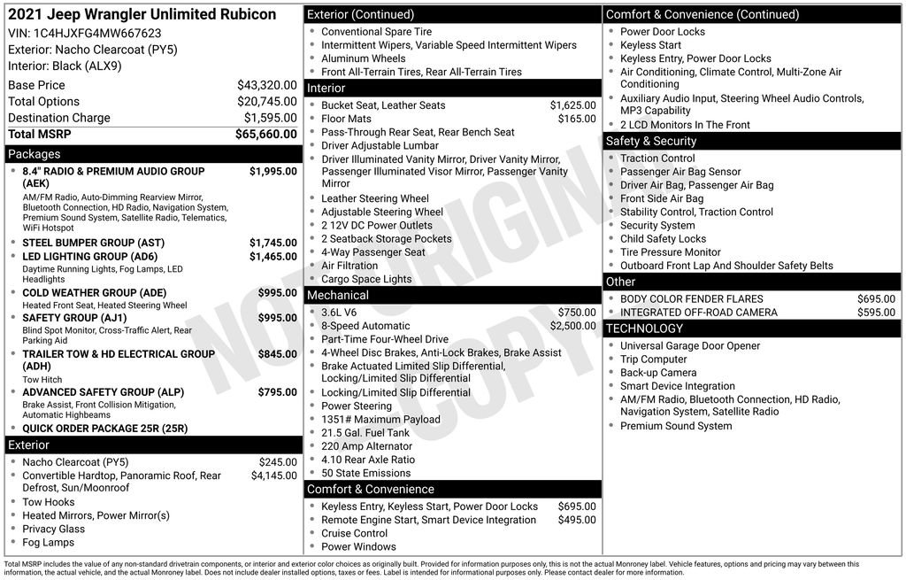 Used 2021 Jeep Wrangler Unlimited Rubicon image 10