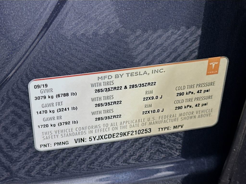 Used 2019 Tesla Model X Long Range image 32