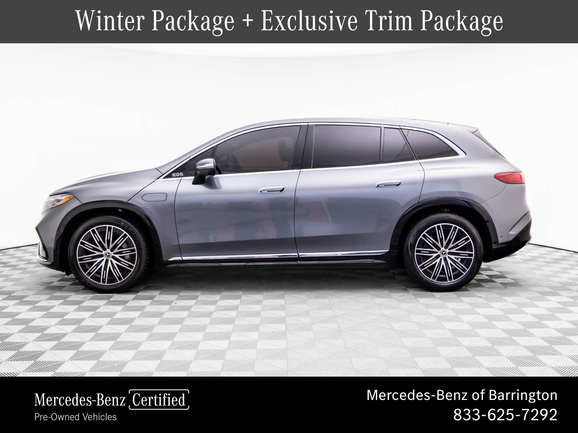 Used 2023 Mercedes-Benz EQS 580 4MATIC SUV w/ Exclusive Trim Package image 2