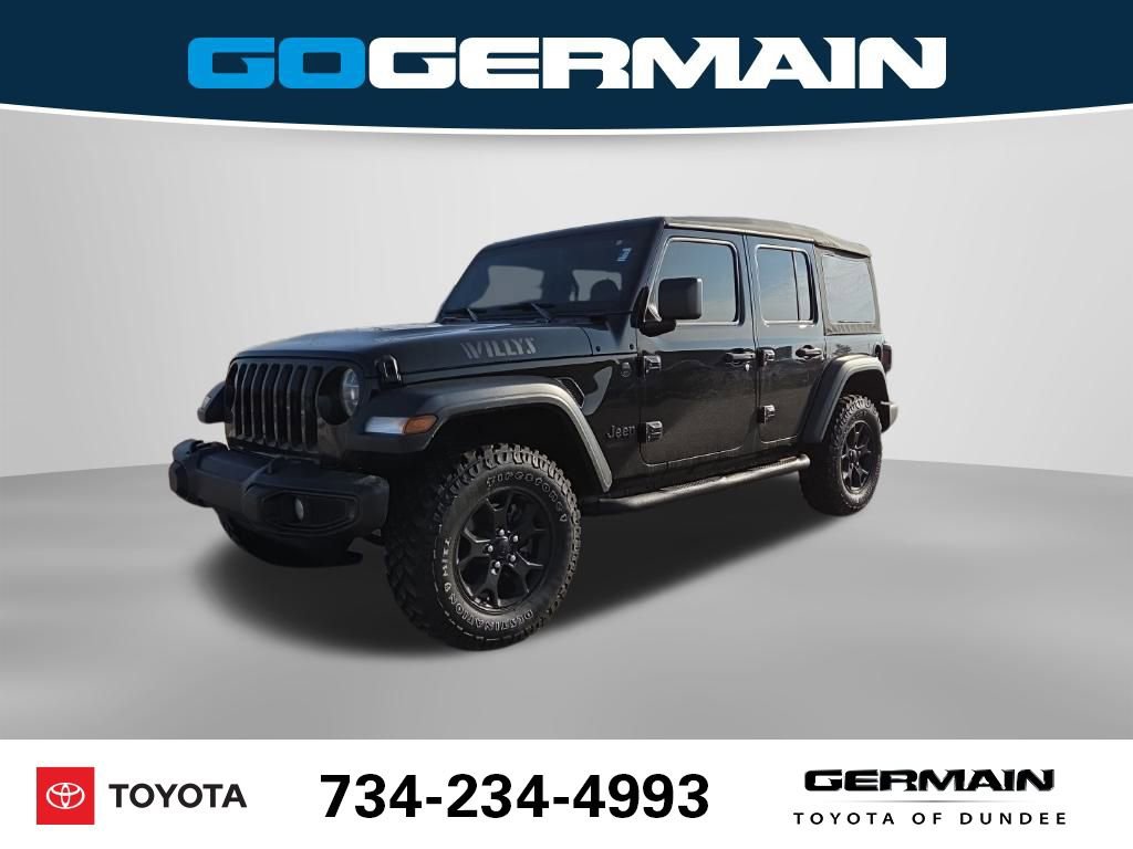 Used 2021 Jeep Wrangler Unlimited Willys image 1