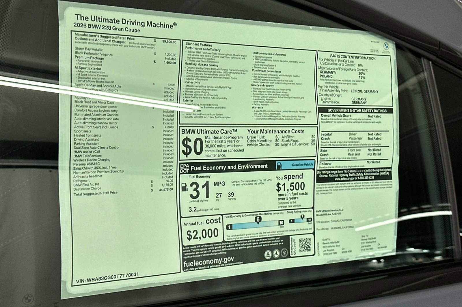 Used 2026 BMW 228i w/ Premium Package FWD image 29