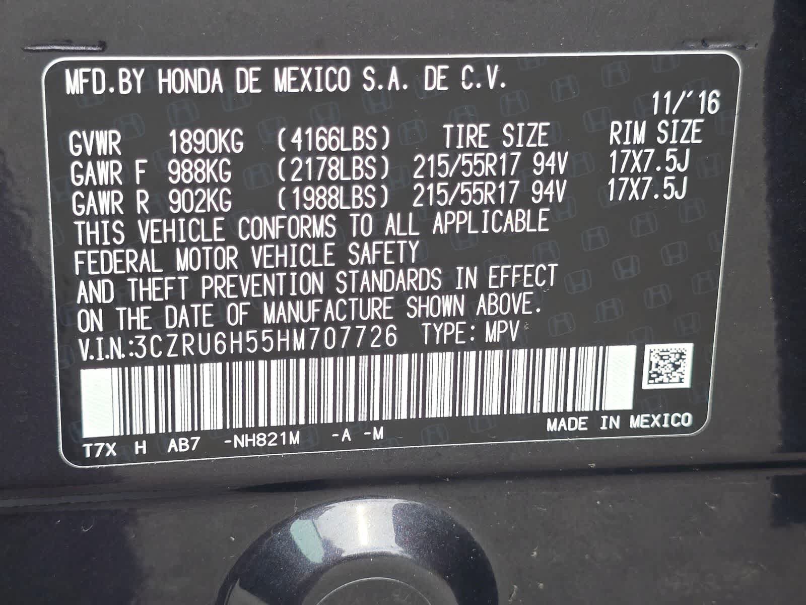 Used 2017 Honda HR-V EX image 30