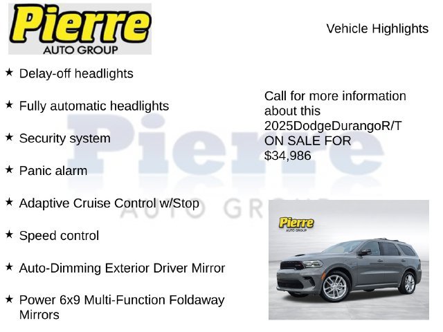 Used 2025 Dodge Durango R/T AWD/4WD image 22