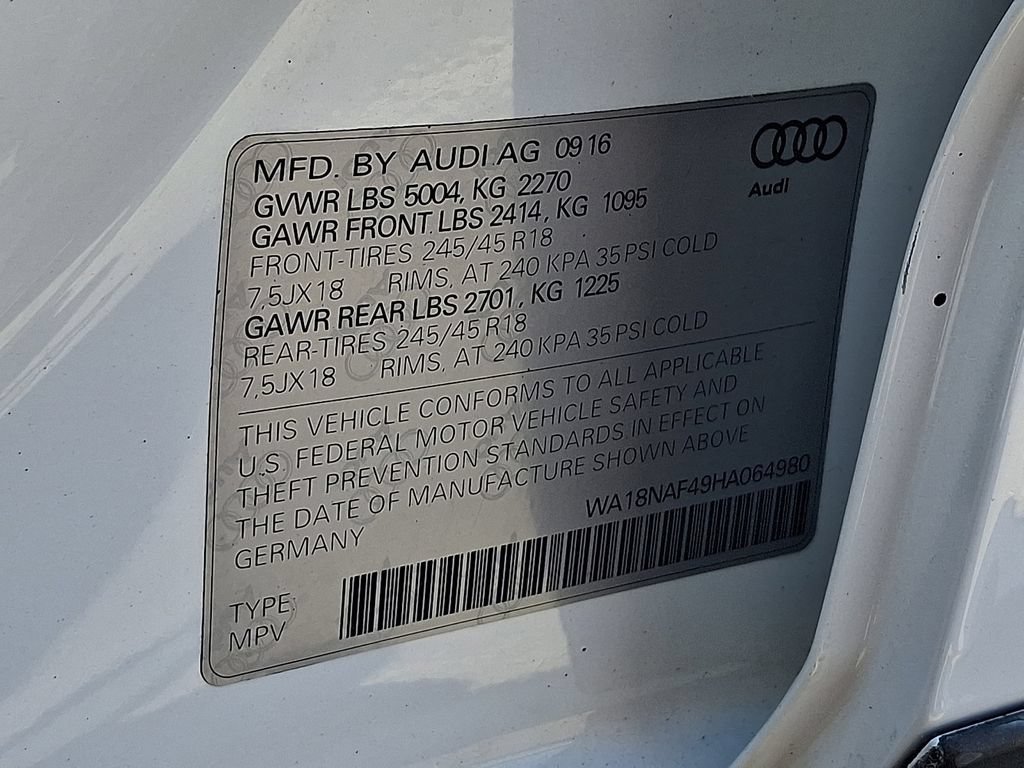 Used 2017 Audi A4 2.0T allroad Premium Plus AWD/4WD image 29