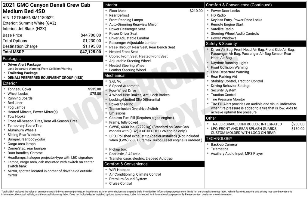 Used 2021 GMC Canyon Denali image 21