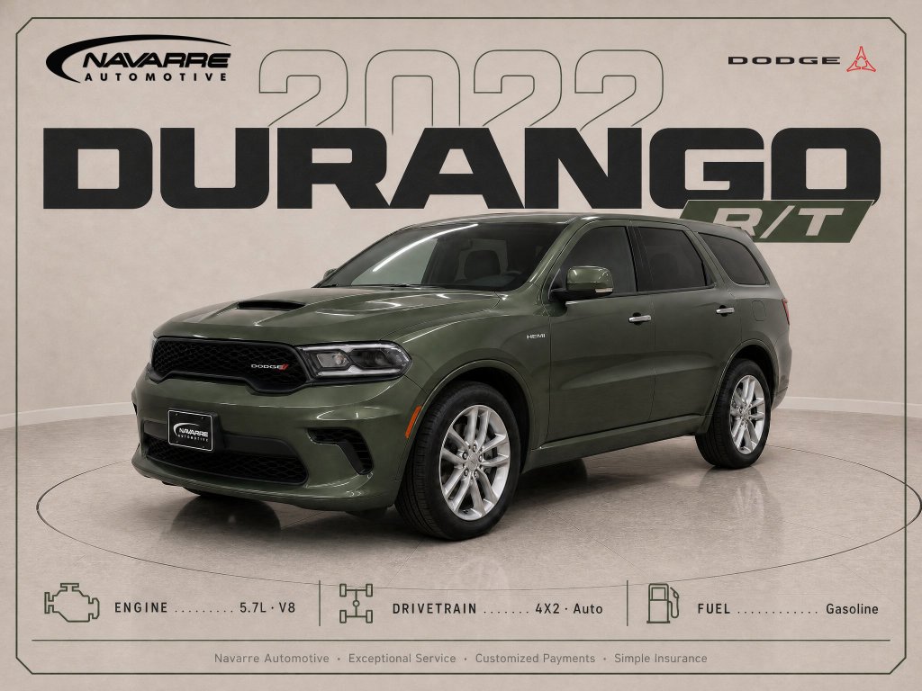 Used 2022 Dodge Durango R/T w/ Trailer Tow Group IV RWD image 1