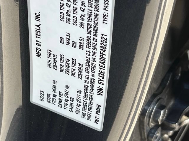 Used 2023 Tesla Model 3 Standard Range RWD image 36