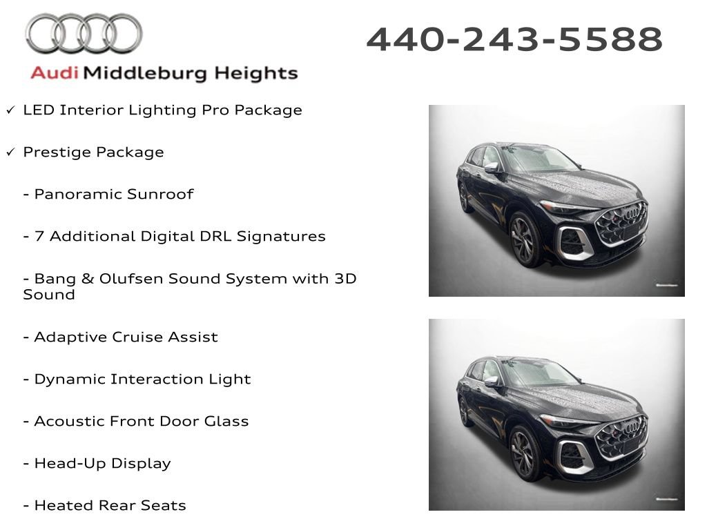 Certified 2025 Audi SQ5 Prestige w/ Prestige Package AWD/4WD image 6