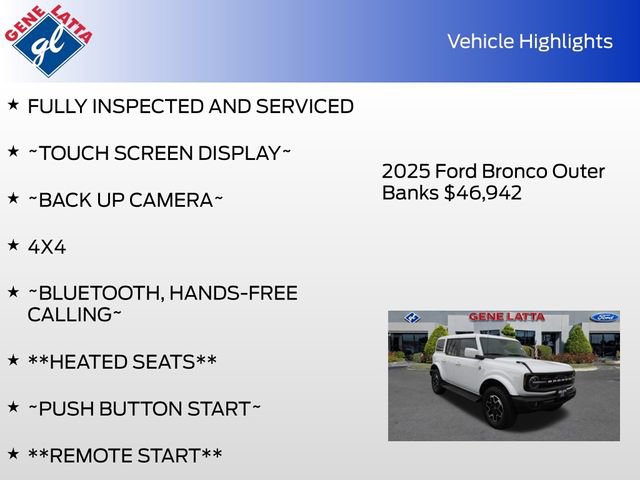 Used 2025 Ford Bronco Outer Banks image 34
