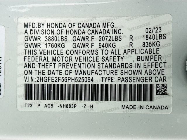 Used 2023 Honda Civic Sport image 32