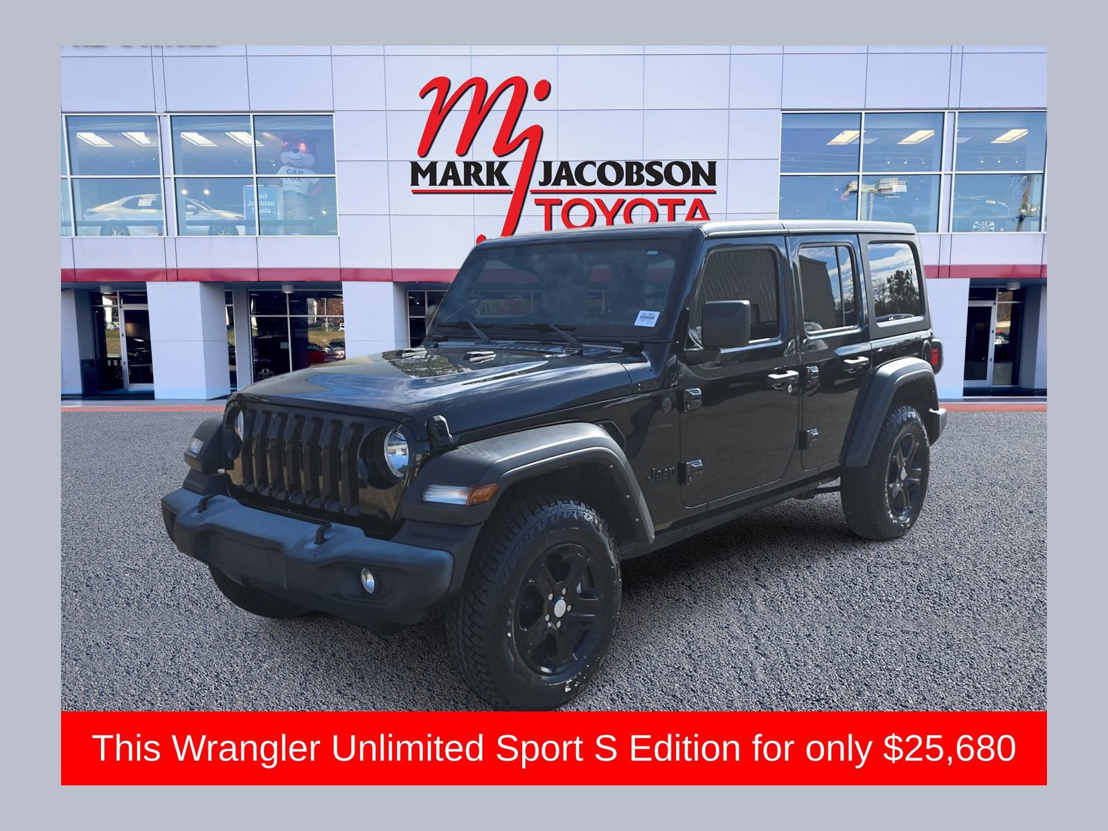 Used 2022 Jeep Wrangler Unlimited Sport image 1