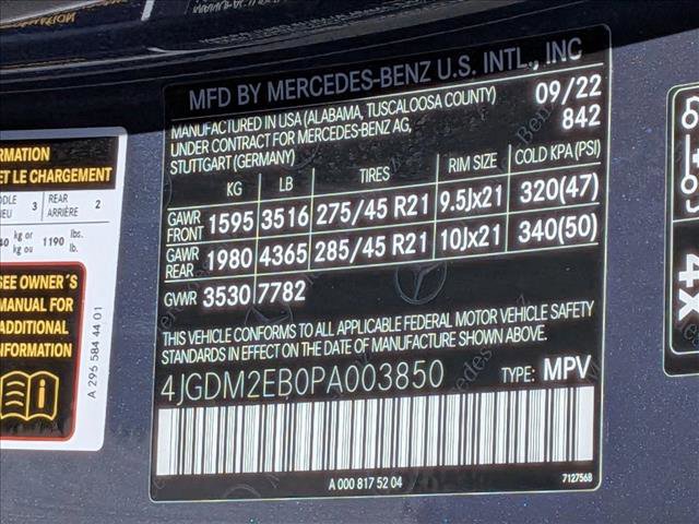 Used 2023 Mercedes-Benz EQS 450+ 4MATIC SUV image 26