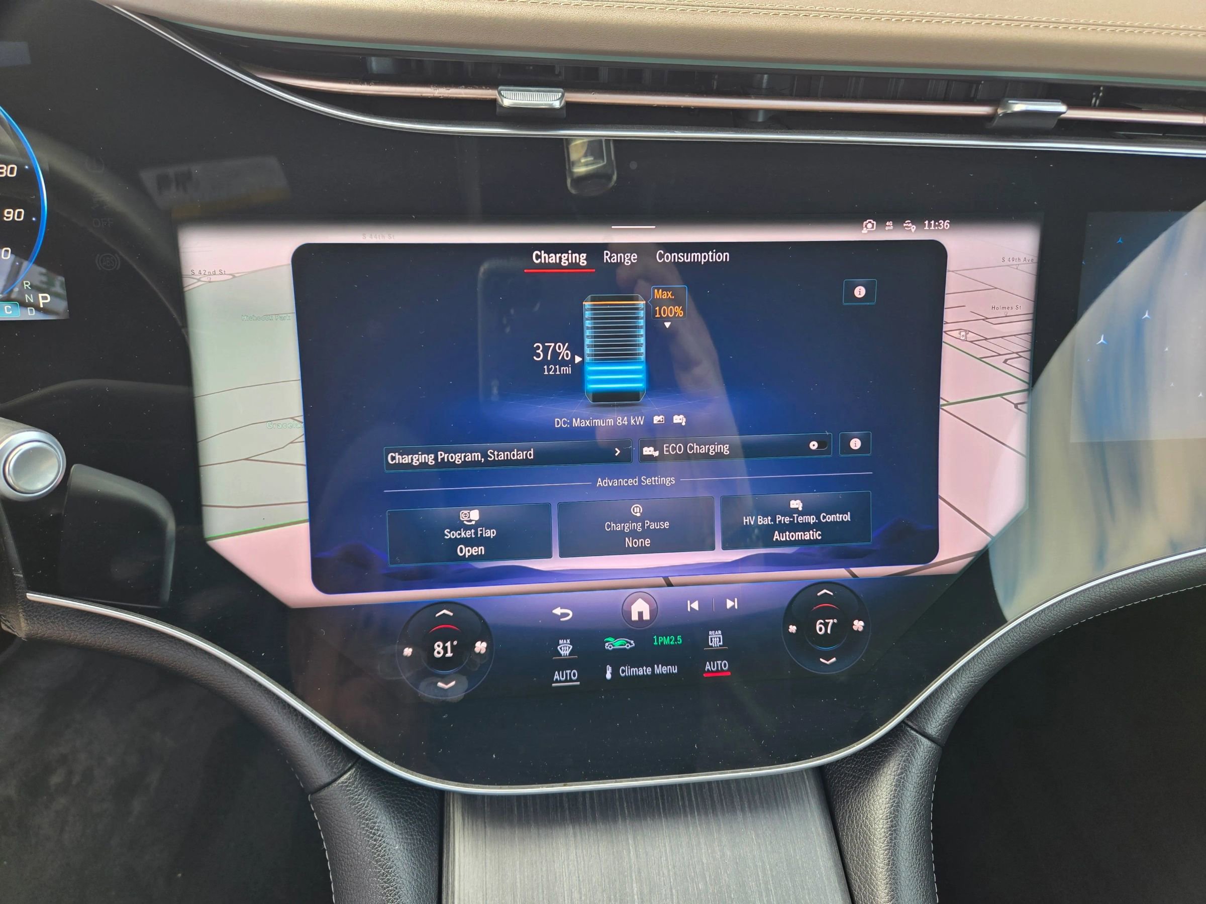 Used 2023 Mercedes-Benz EQS 580 4MATIC Sedan w/ Exclusive Trim Package image 44