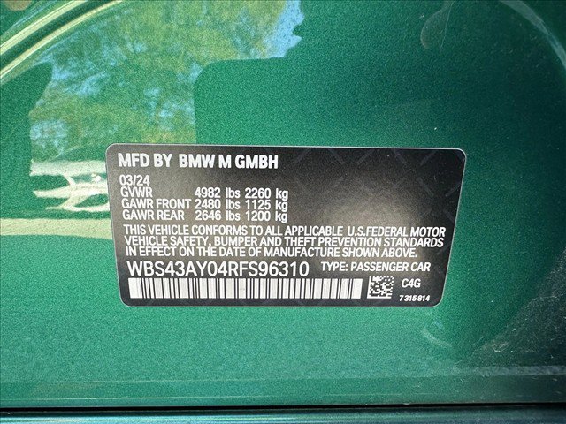 Used 2024 BMW M3 Competition w/ Executive Package AWD/4WD image 16