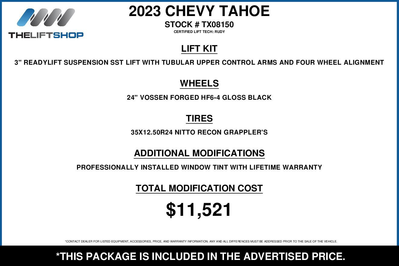 Used 2023 Chevrolet Tahoe LT w/ LT Signature Plus Package image 2