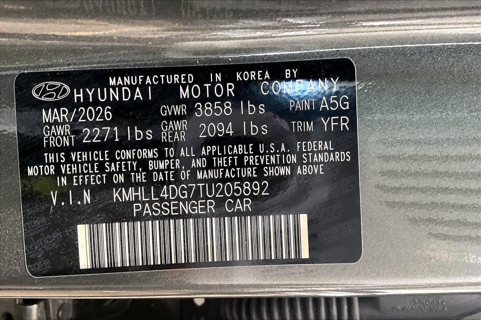 Certified 2026 Hyundai Elantra SE FWD image 34