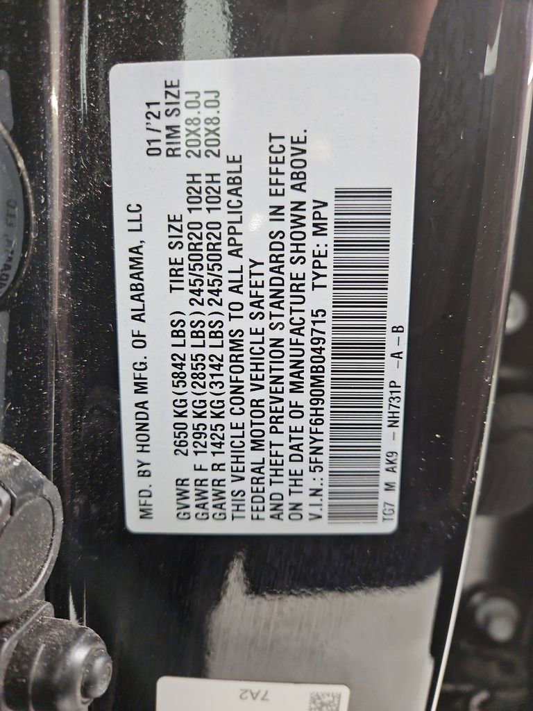 Used 2021 Honda Pilot Touring image 30